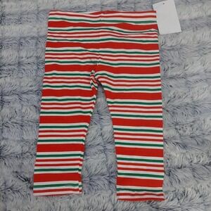 Iris & Ivy red‎ & green leggings 12 months